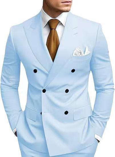 Business British-style Sophisticated Formal Mens Two-piece Suits