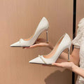 Pearl High Heels Women's Stiletto Beige